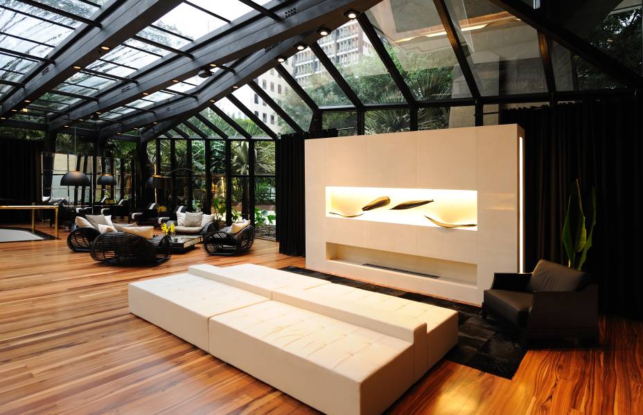 Lobby do <strong>Tivoli São Paulo - Mofarrej</strong>, localizado em São Paulo, São Paulo