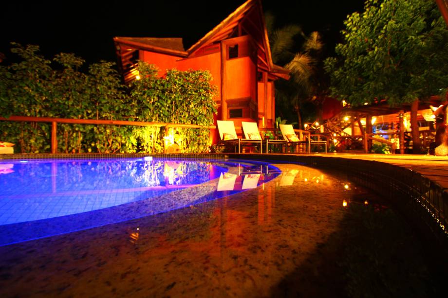 Piscina da Pousada Triboju, em Fernando de Noronha