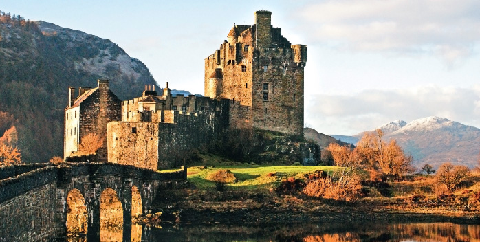 O Castelo Eilean Donan, cenário de filme nas Highlands escocesas