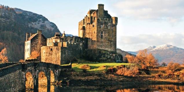O Castelo Eilean Donan, cenário de filme nas Highlands escocesas