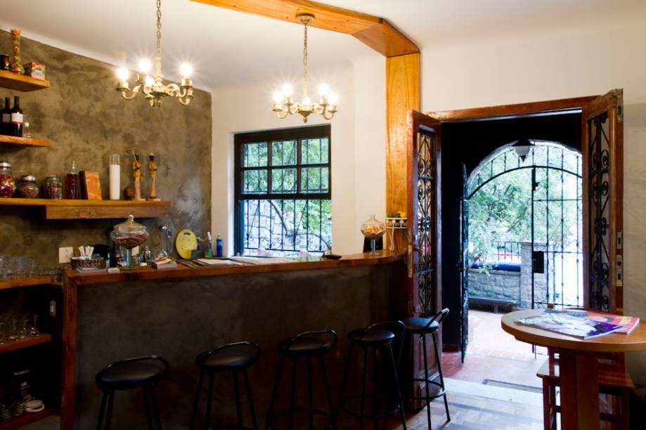 Recepção do Uvaia Hostel, São Paulo, São Paulo