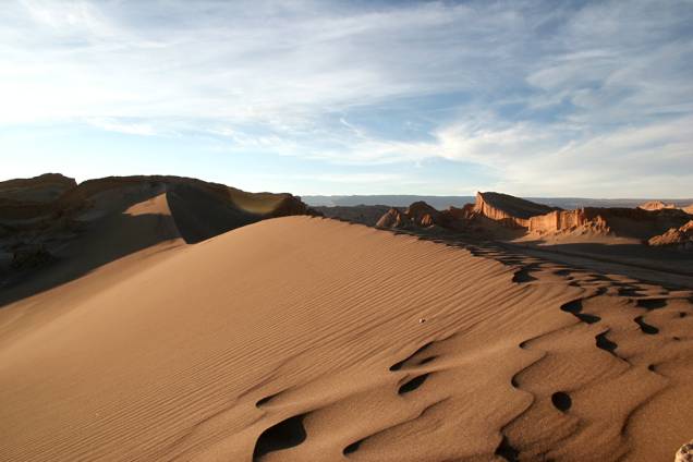 Dunas no Vale da Lua: suas curvas e cores encantam os turistas Dunas no Vale da Lua: suas curvas e cores encantam os turistas