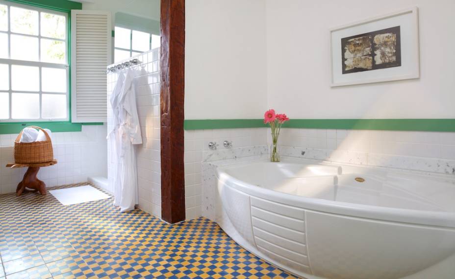 Banheira do Lake Villas Charm Hotel, em Amparo - SP