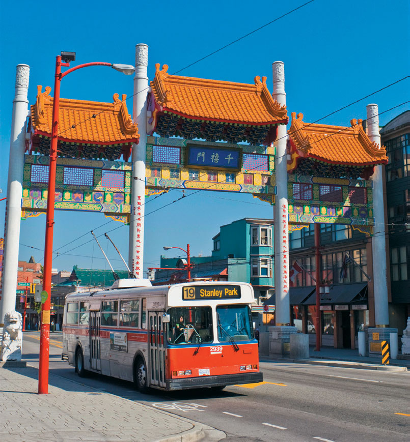 O Millenium Gate, em Chinatown