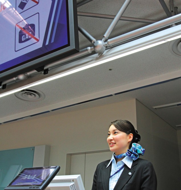 Check-in da All Nippon Airways, o segundo melhor atendimento em solo entre as aéreas de todo o mundo