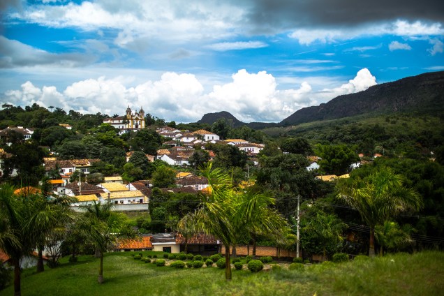 Visão geral do Centro Histórico de Tiradentes, em Minas Gerais Visão geral do Centro Histórico de Tiradentes, em Minas Gerais