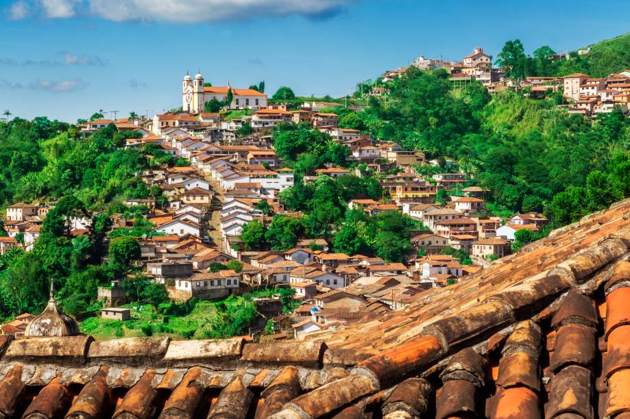 Vista da cidade de Ouro Preto