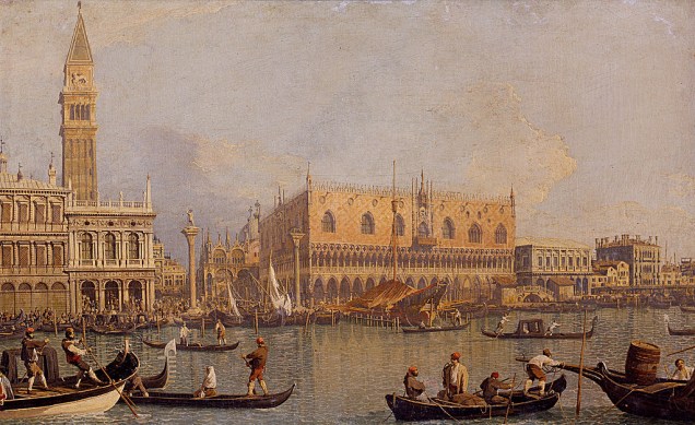 <em>Vista do Palácio Ducal de Veneza</em>, de Canaletto
