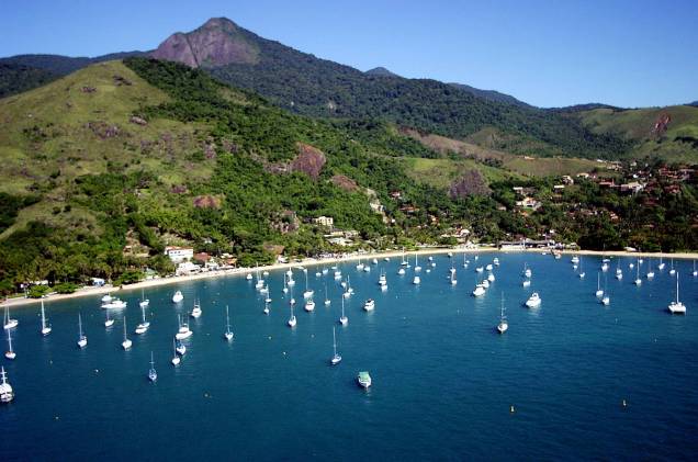 A marina de Ihabela, próxima à Vila histórica A marina de Ihabela, próxima à Vila histórica