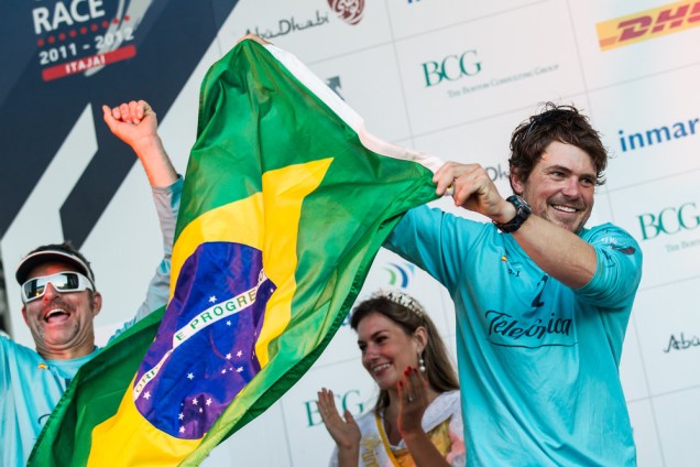 João Signorini, do barco Telefónica, é o único brasileiro partipando da edição 2011-12 da Volvo Ocean Race. A embarcação foi a segunda colocada na etapa Auckland-Itajaí
