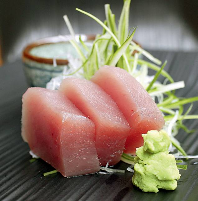 O ótimo e contado sashimi do Kinoshita