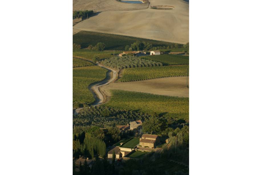 Vinhedos ao redor da cidade de Montalcino na <a href="https://viajeaqui.abril.com.br/paises/italia" rel="Itália" target="_self">Itália</a>