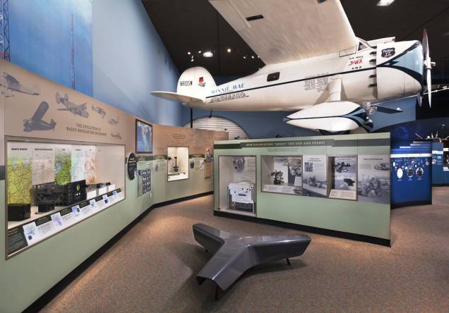 Exposição no National Air and Space Museum de Washington DC, parte do Instituto Smithsonian