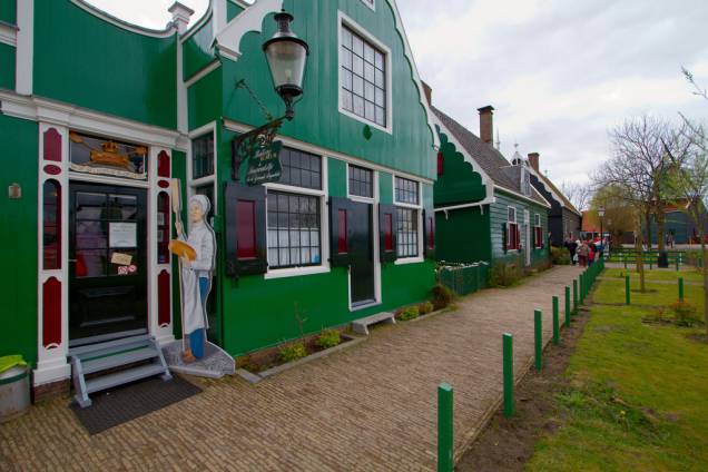 A padaria de Zaanse Schans é uma das atrações deste grande museu a céu aberto