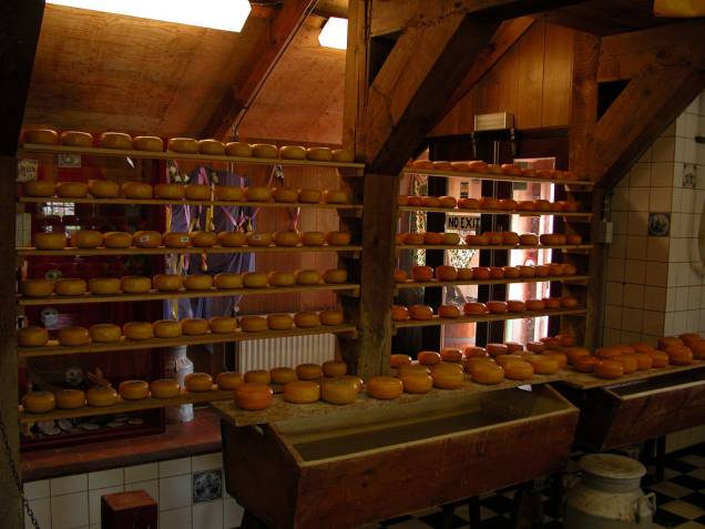 Fábrica de queijos em Zaanse Schans