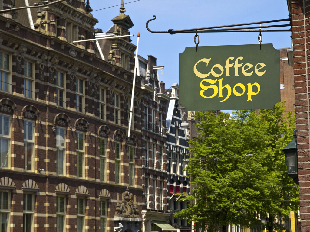 Coffee Shop em Amsterdã