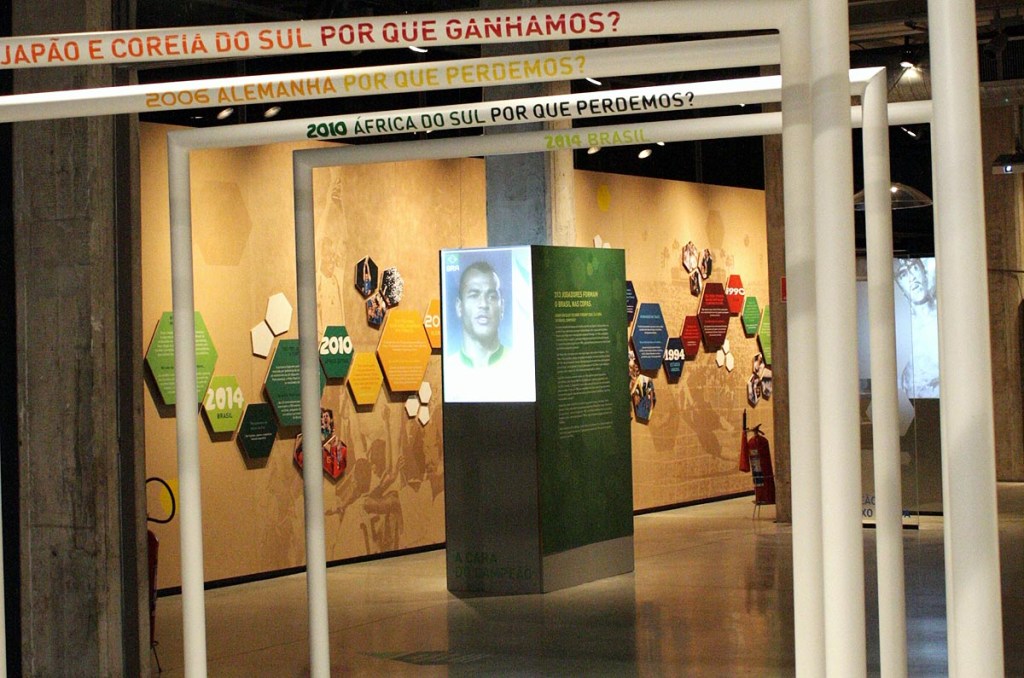 Brasil 20 Copas exposição Museu do Futebol São Paulo