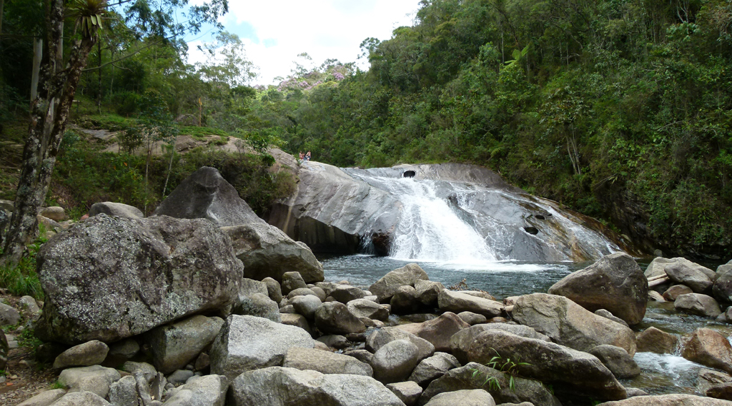Cachoeira do Escorrega em Visconde de Mauá, Rio de Janeiro