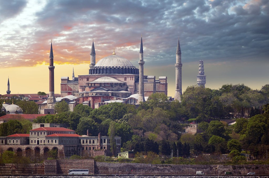 Museu Hagia Sophia, ou Santa Sofia, em Istambul, Turquia