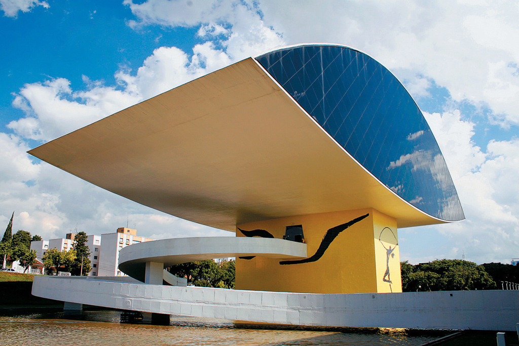 Museu Oscar Niemeyer, em Curitiba, Paraná