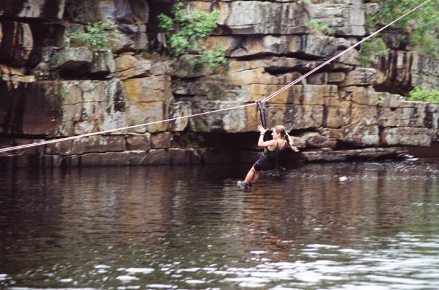 Tiroleza no rio Cipó Tiroleza no rio Cipó