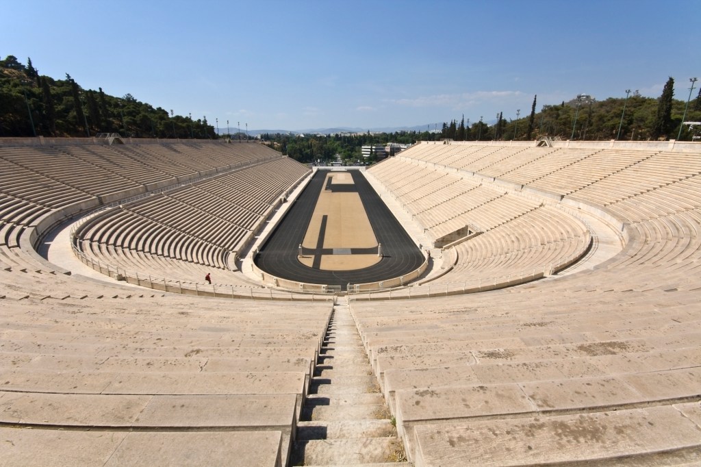 Estádio Panathinaiko, em Atenas, na Grécia