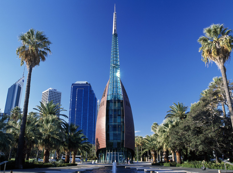 Bell Tower, Barrack Square, Perth, Austrália