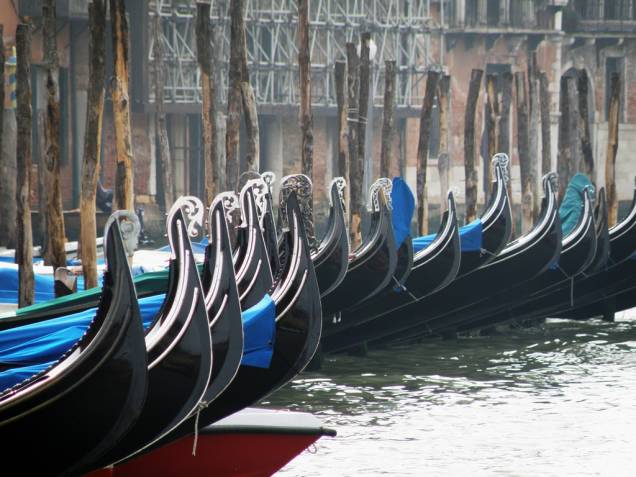 Gôdolas de Veneza