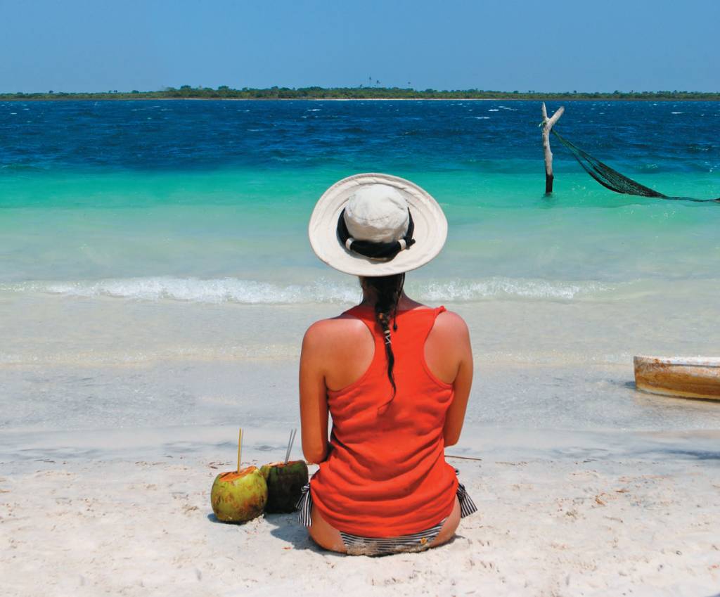 Gili Meno, a menor ilha do Arquipélago das Gili, em um dia como os outros