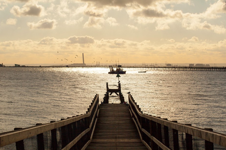 Southend Pier, também conhecido como Southend-on-Sea