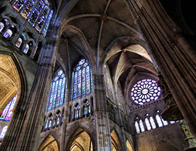 Interior da Catedral de Leon Interior da Catedral de Leon