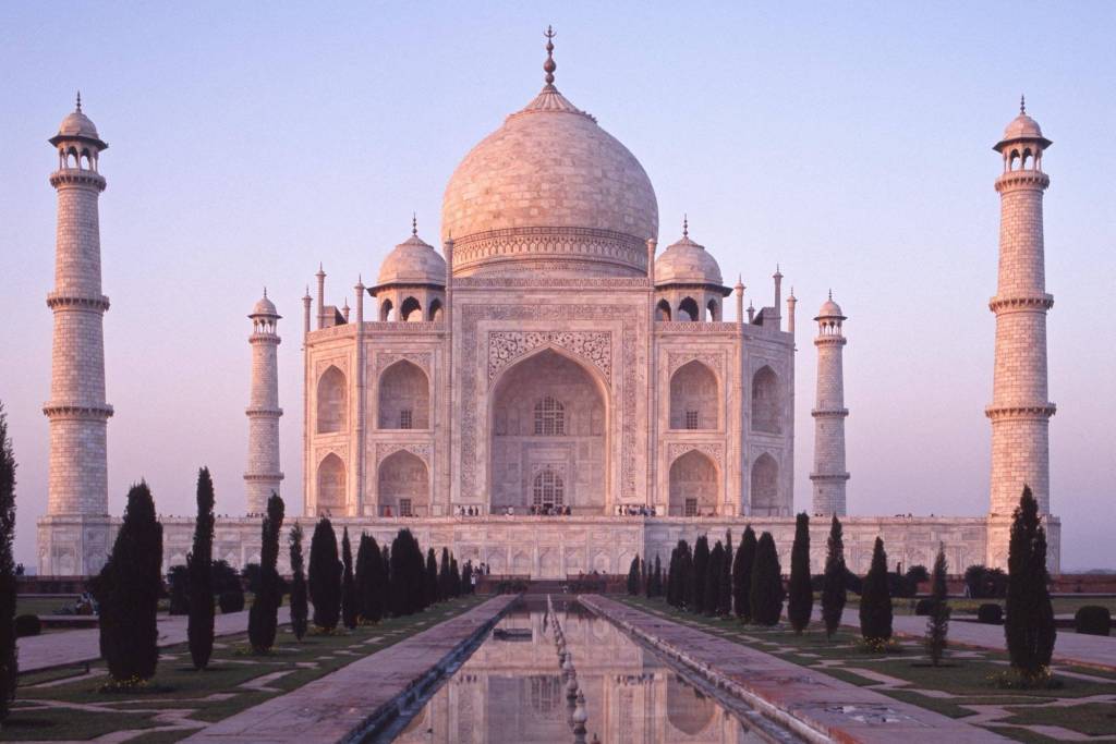 Taj Mahal, em Agra, na Índia