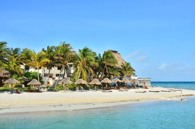 A ilhota Islas Mujeres, vizinha à Cancun, mantém a natureza praticamente intocada A ilhota Islas Mujeres, vizinha à Cancun, mantém a natureza praticamente intocada