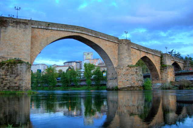 A Ponte Romana é também conhecida como Ponte Maior de Ourense