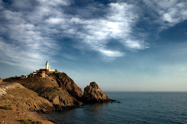 O Farol do Cabo de Gata, um dos mais belos cartões postais de Almería