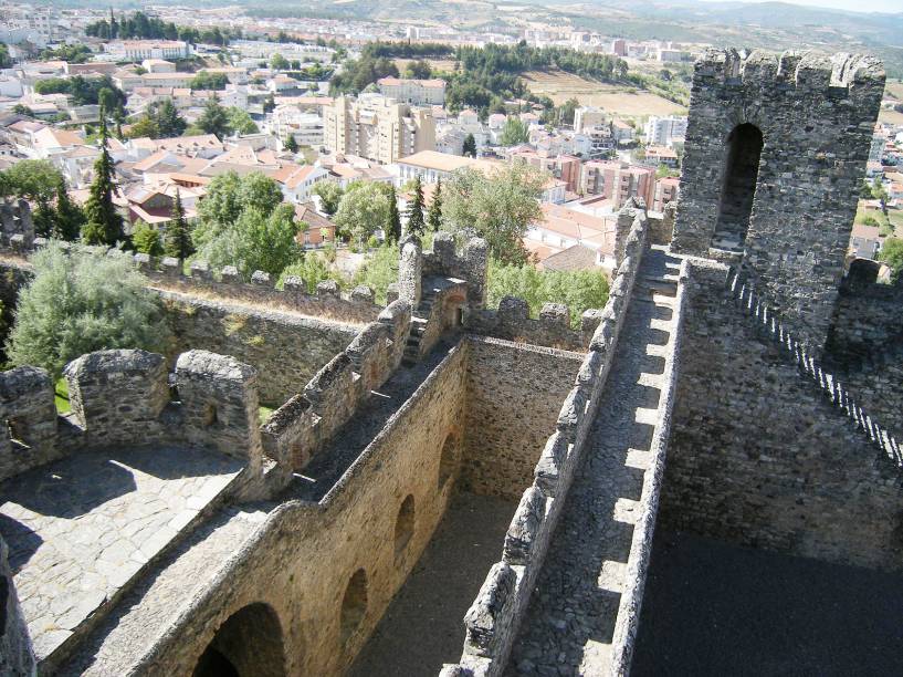 Vista do Castelo de Bragança para a cidade 