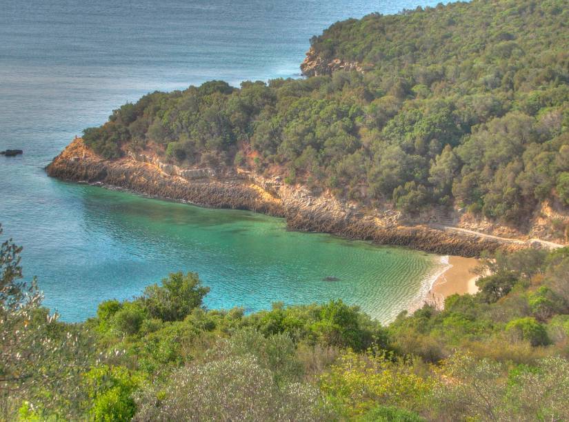 Parque Natural da Arrábida, no distrito de Setúbal 