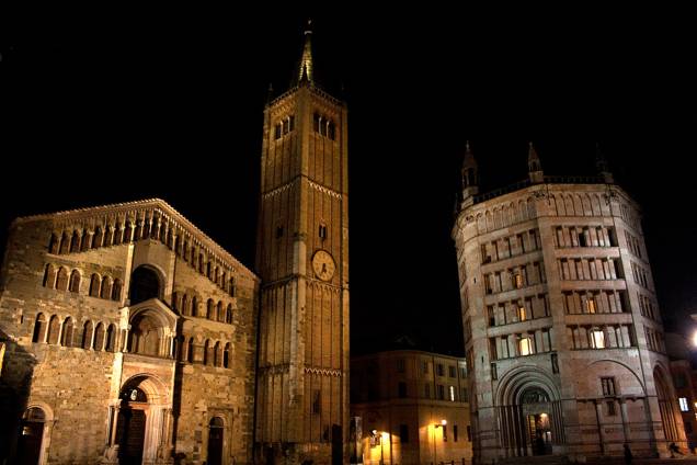 Piazza Duomo à noite 
