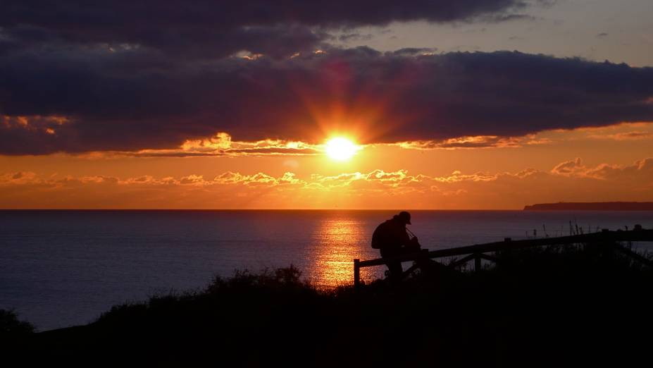 Entardecer em Portimão 