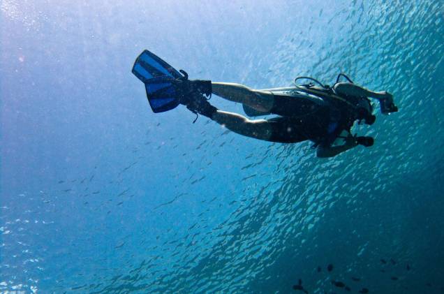 Mergulho é uma das atividades imperdíveis para fazer nas águas cristalinas e ricamente povoadas de Bali