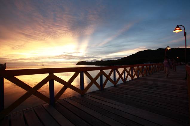 A Puente de los Enamorados, que liga as ilhas de Providencia e Santa Catalina, é perfeita para passar o fim de tarde