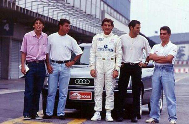 O último ensaio de Senna com o grande Marco de Bari / Repordução