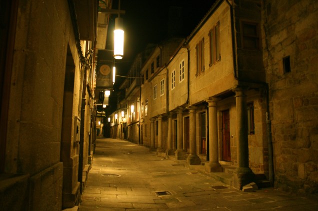 Rua Figueroa, no Centro Antigo de Pontevedra