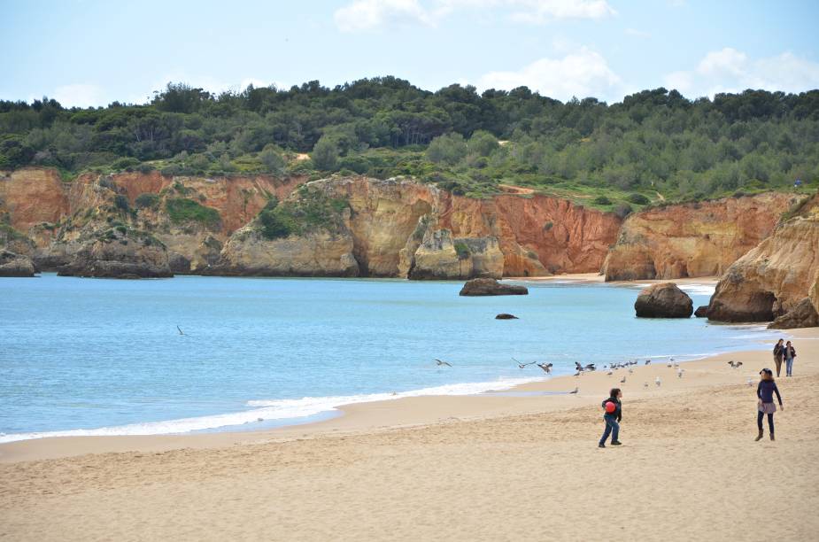 Ao fundo a Praia do Alemão