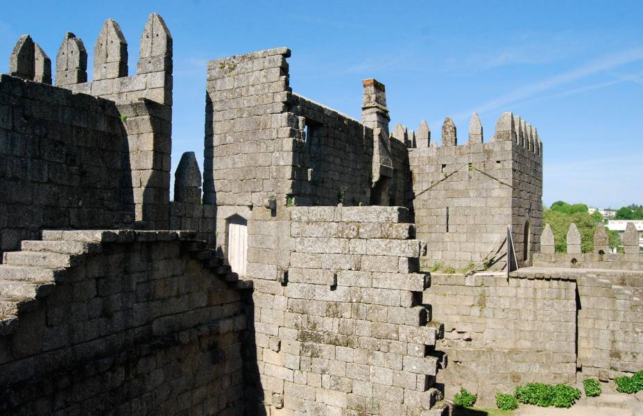 Ruínas medievais em Guimarães