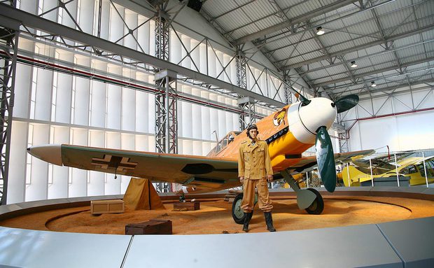 O Messerschmitt BF 109, caça alemão da 2ª Guerra, atração do Museu TAM / Divulgação