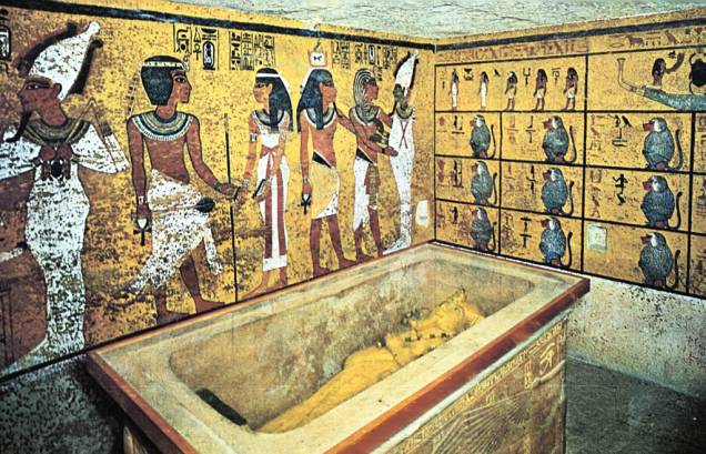 Tumba do faraó Tutankhamon, no Vale dos Reis, Luxor