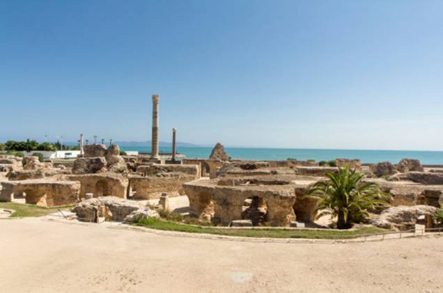 Ruínas de Cartago, Túnis,Tunísia Ruínas de Cartago, Túnis,Tunísia