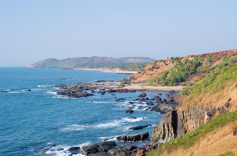 Praia Arambol, em Goa, na Índia