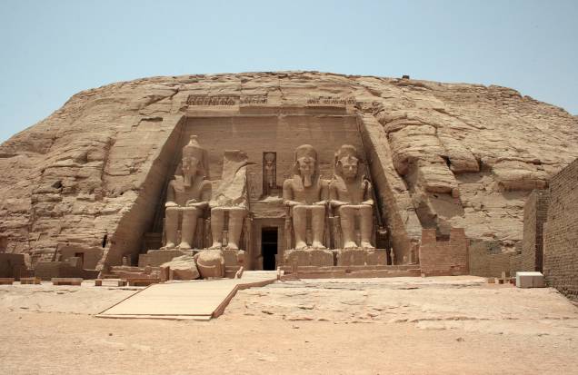 O Templo de Ramsés também é um dos mais bem conservados do Egito